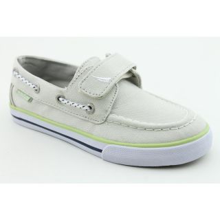 Nautica Little River Youth Boys Size 6 Gray Fabric Boat Shoes