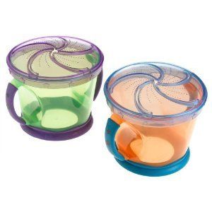 Baby Snacks Catchers Cup Munhkin Two Snack Catchers Colors May Vary