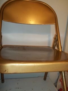Chair Folding Chairs Heavy Metal One Have 40 This Lot Is for One