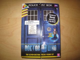 Official Doctor Who 2 Mini 11 Doctors Collector Set NEW121212B