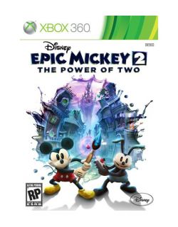 Disney Epic Mickey 2 The Power of Two Xbox 360 New Sealed Free