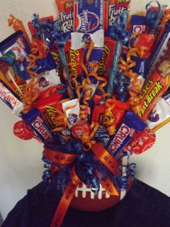 BSU Boise State University Candy Bouquet