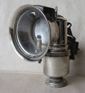 Antique German Carbide Acetylene Bike Lamp Lohmann