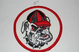 Georgia Bulldogs 3 Circular Logo Patch College