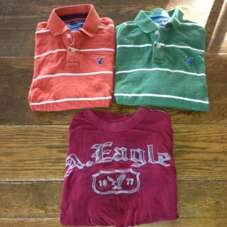 Lot of 3 Mens Size XS American Eagle Long Sleeve Shirts