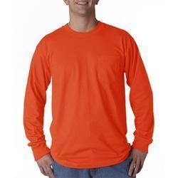 Russell Outdoors 0020 Blaze Orange Long Sleeve Tees Sz XL