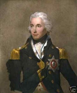 Art Portrait Oil Painting Admiral Lord Nelson 24x36inch