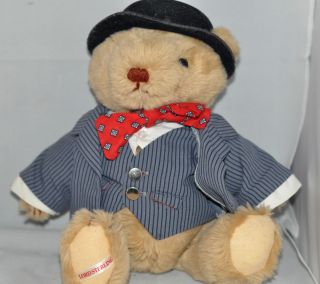 Lord Sterling Teddy Bear Gorham British Stuffed Animal Vintage