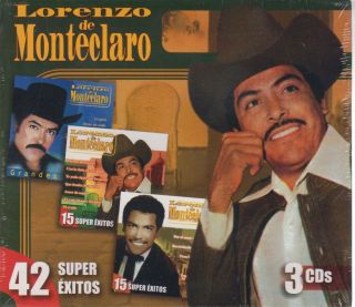 Lorenzo de Monteclaro CD New Super Exitos Box Set Con 42 Canciones