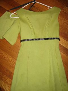 Vintage Remade Lorie Deb Lime Green Dress XS S