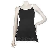 Logo by Lori Goldstein Fabz Layering Cami with Lace Trim A218595