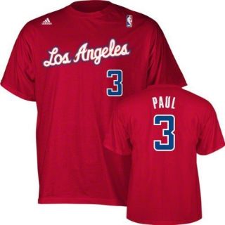 Los Angeles Clippers Chris Paul Red Jersey T Shirt Sz XXL