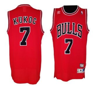 Chicago Bulls Toni Kukoc Red Jersey Size M XXL