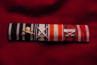 German WWI Ribbon Bar Lothar Von Richthofen Brother of The Red Baron