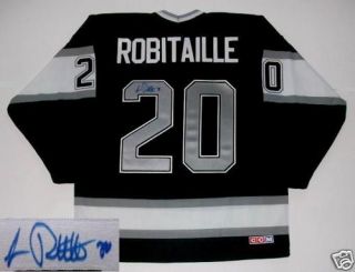Luc Robitaille Signed Los Angeles Kings 93 Cup Jersey
