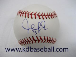 Red Sox Julio Lugo Signed Autographed Baseball MLB Holo