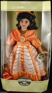 Luciana 17 Porcelain Doll Collectible Memories with COA Mint Black