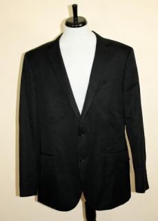JCrew Ludlow 2 Button Suit Jacket Center Vent Chino Mens $248 Black