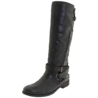 Luxury Rebel $225 Black Leather Luma Lee Riding Boots 6