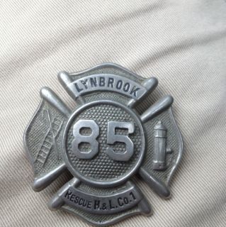Lynbrook Rescue Fire Badge H L Co 1