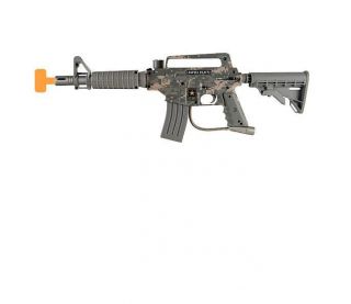US Army Alpha Black Tactical Camo M16 Paintball Gun