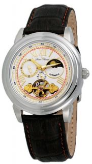 Lucien Piccard 28166SL Automatic Moon Phase Mens Watch