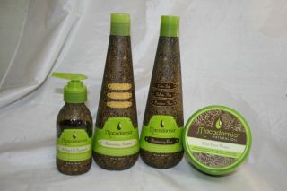 Macadamia Natural Oil Hair Care 4 Piece Set SHP Cond Oil Treatment