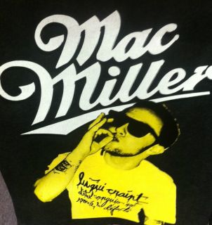 Mac Miller Smoking Unisex Adult Black Hoodie