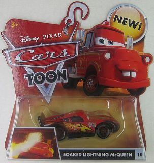 Disney Pixar Cars Toon Soaked Lightning McQueen 10