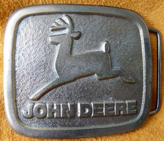Vintage John Deere Tractors Farm Machinery Farming Belt Buckle