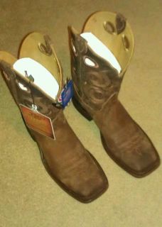  JUSTIN BENT RAIL BOOTS GAUCHO MADERO SIZE 10D BROWN BRAND NEW W TAGS