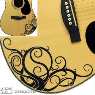 Vine Acoustic Guitar Graphic Decal Fits Gibson Epiphone Maestro
