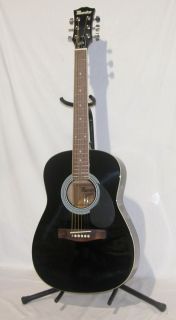 Maestro by Gibson 6 String Parlor Size Acoustic Guitar Black