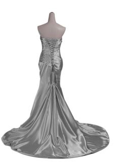 Sivery Grey Elegant Evening Dresses Formal ​prom Gown Bridesmaid