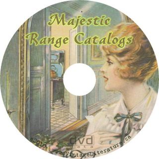 Majestic Antique Wood Stove 3 Catalogs on CD