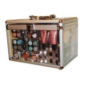 Carry All Trunk Professional 48 PC Makeup Kit Gift Set New