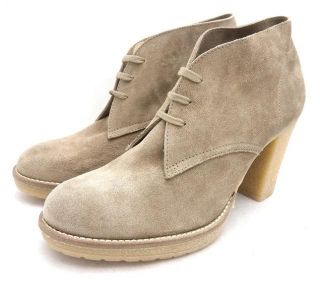JCrew $228 MacAlister High Heel Ankle Boots 7 Nut Shoes