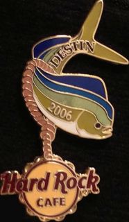 rodeo lapel pin badge mahi mahi dolphin with a lasso around it and