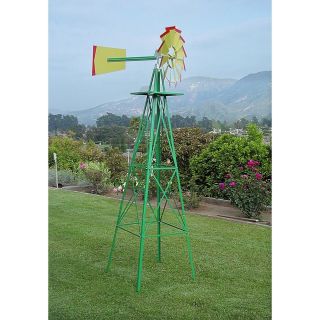 Foot Multicolor Decorative Windmill Brand New