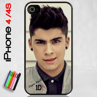 Custom Apple iPhone 4 4S Zayn Malik Case Cover One Direction Zayne 1D