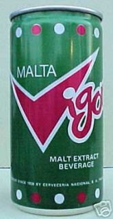 Malta Vigor Malt Beverage 10 Ounce Pull Tab Can Panama
