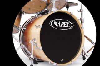 Mapex Pro M Bass Drum Caramel Fade 20x16 Kick Drum PMB2016C YL