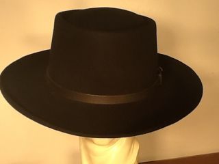 John B Stetson Fur Felt Fedora Mens Western Hat 7 1 4