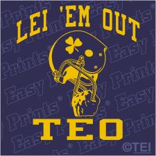 Manti TEO Lei Em Out TEO Tshirt ND Tshirt Large