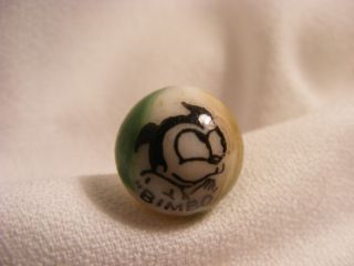 Vintage Comic Character Bimbo Guernsey Glass Marble