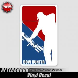 Bowhunter Deer Logo Decal Major League Archery Sticker