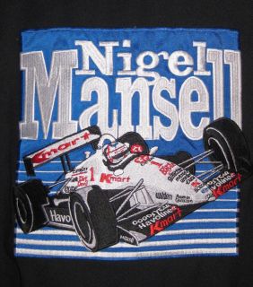 Indy Car Newman Haas Nigel Mansell black blue winter JACKET