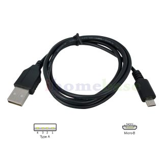 Micro USB Cable Type A Male to Micro B Male 3 3 ft for Data Sync