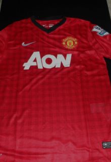 Manchester United 12 13 Home Jersey Size L Authentic