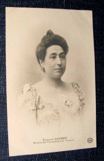 Marie Louise Picard Loubet Wife President France RPPC